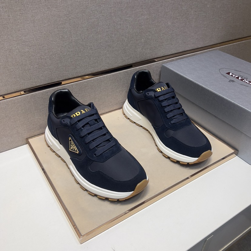 プラダ「Prada」プラダ プレミアムスニーカー (2026年春夏モデル) / レザースニーカー