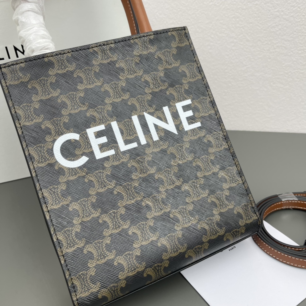 セリーヌ「Celine」ミニ バーティカル カバ セリーヌ プリント