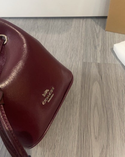 コーチ「Coach」ドローストリング ミニ バケットバッグ