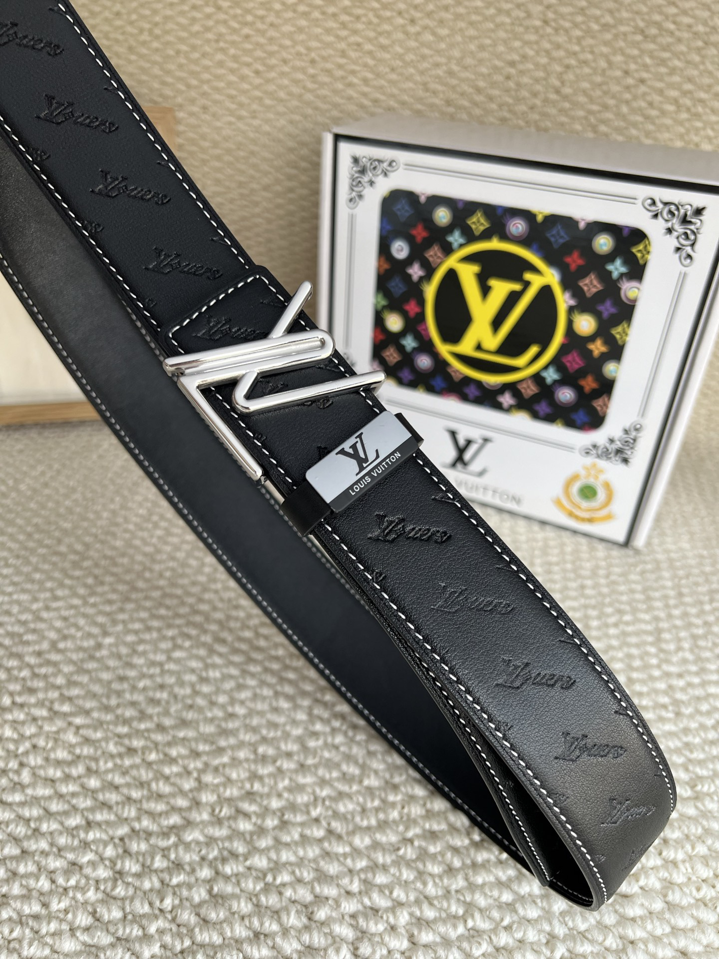 ルイ・ヴィトン「Louis Vuitton」プレミアム トゴレザーベルト / ハイエンドウエストベルト