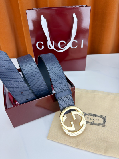 グッチ「Gucci」プレミアム トゴレザーベルト / ハイエンドウエストベルト38mm