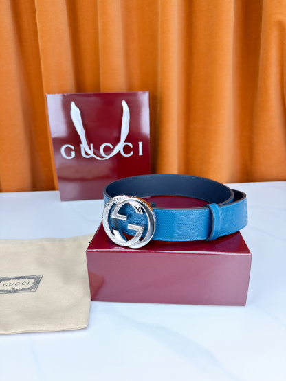 グッチ「Gucci」プレミアム トゴレザーベルト / ハイエンドウエストベルト38mm