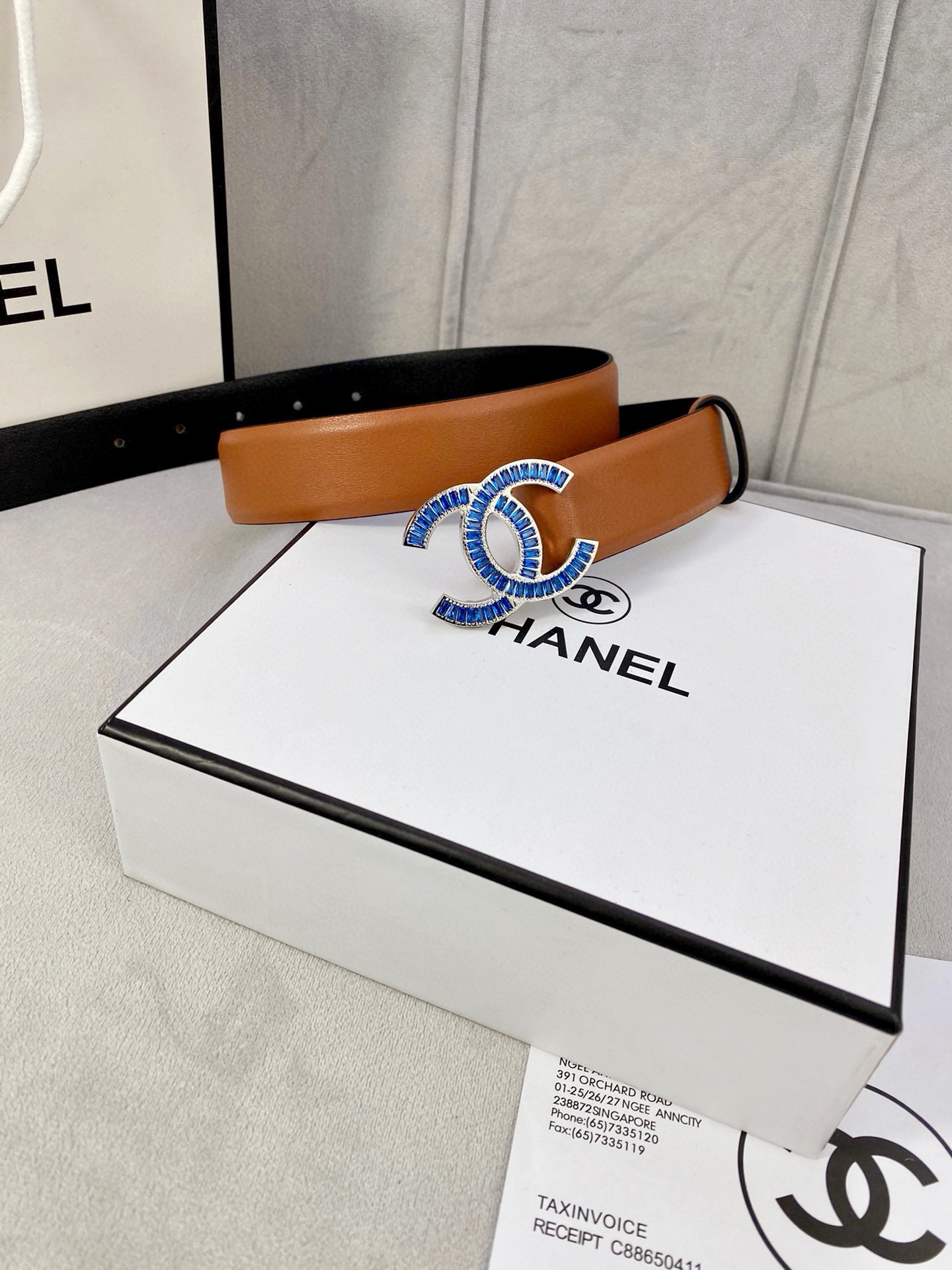 シャネル「Chanel」プレミアム トゴレザーベルト / ハイエンドウエストベルト