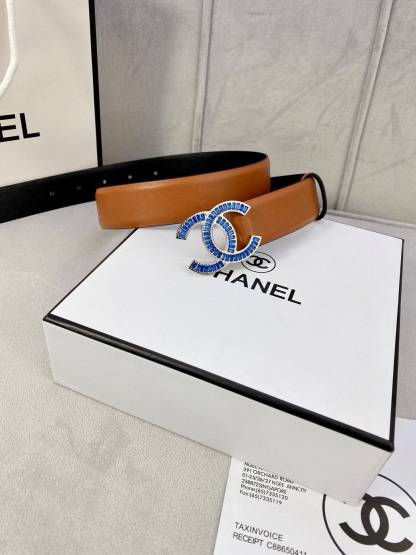 シャネル「Chanel」プレミアム トゴレザーベルト / ハイエンドウエストベルト