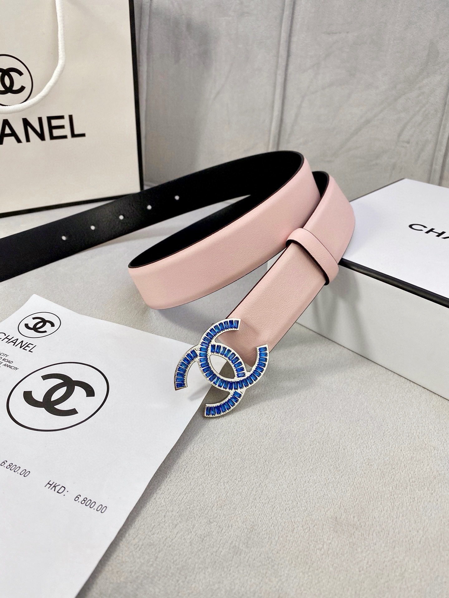 シャネル「Chanel」プレミアム トゴレザーベルト / ハイエンドウエストベルト