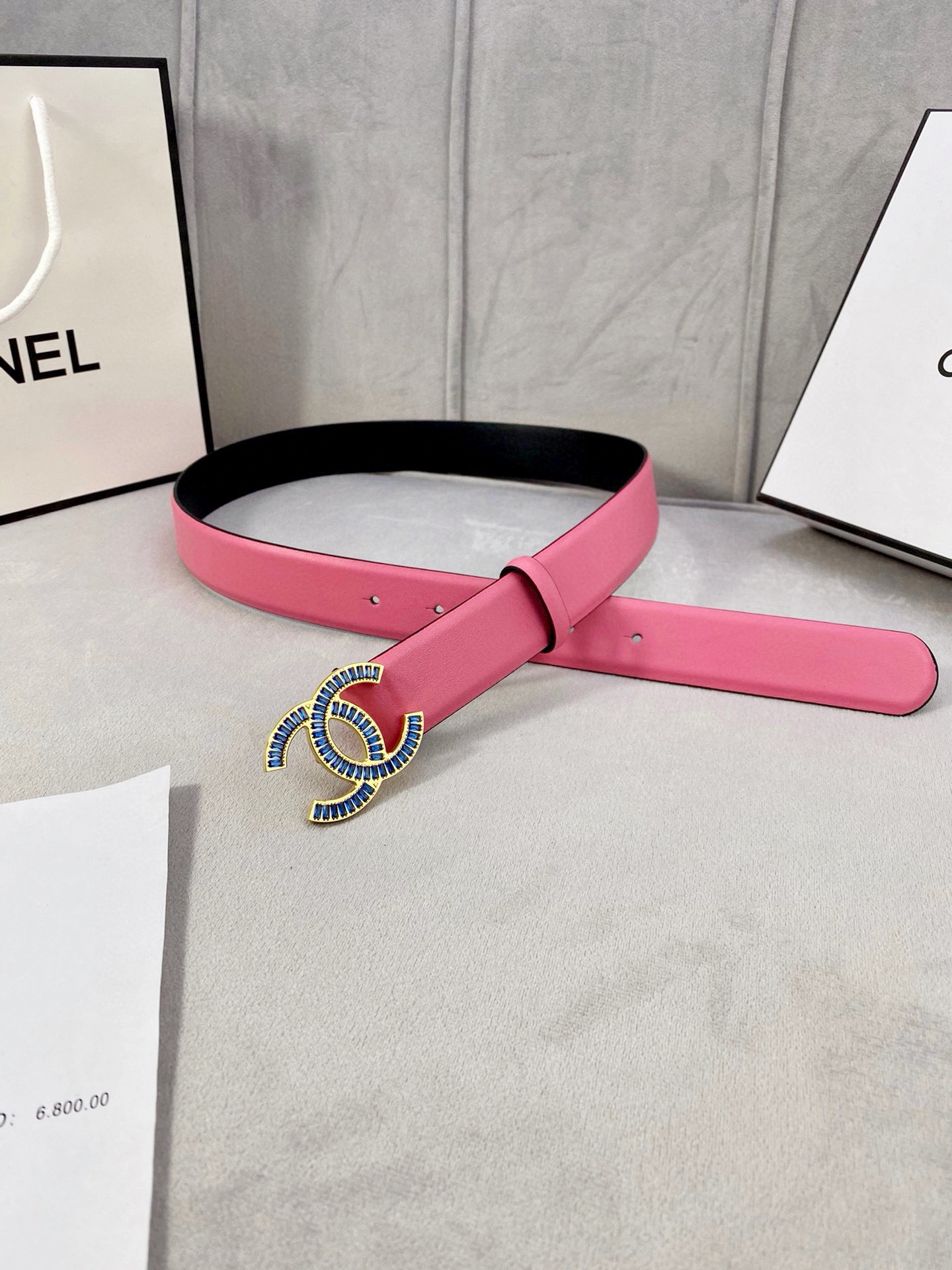 シャネル「Chanel」プレミアム トゴレザーベルト / ハイエンドウエストベルト