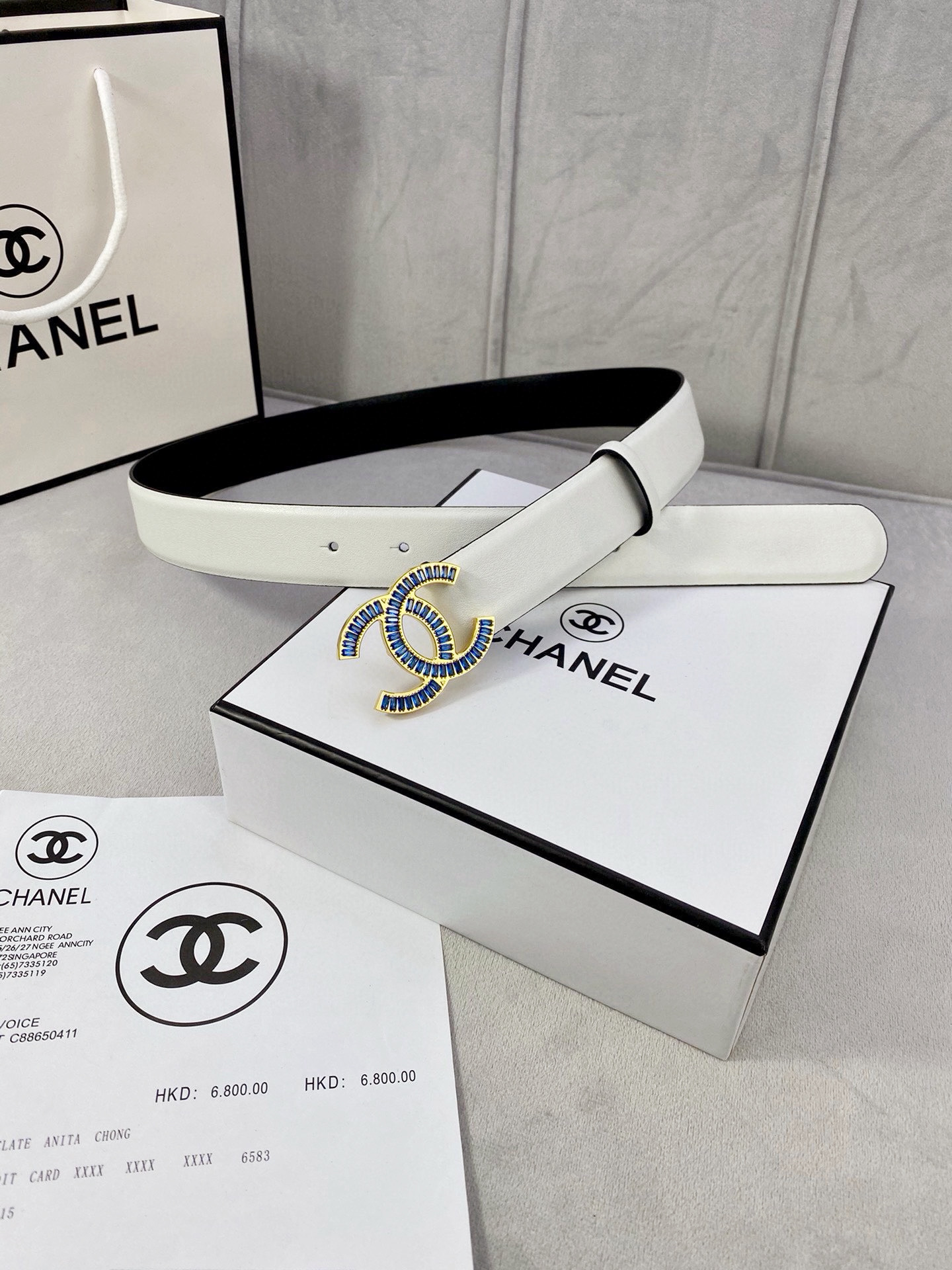 シャネル「Chanel」プレミアム トゴレザーベルト / ハイエンドウエストベルト