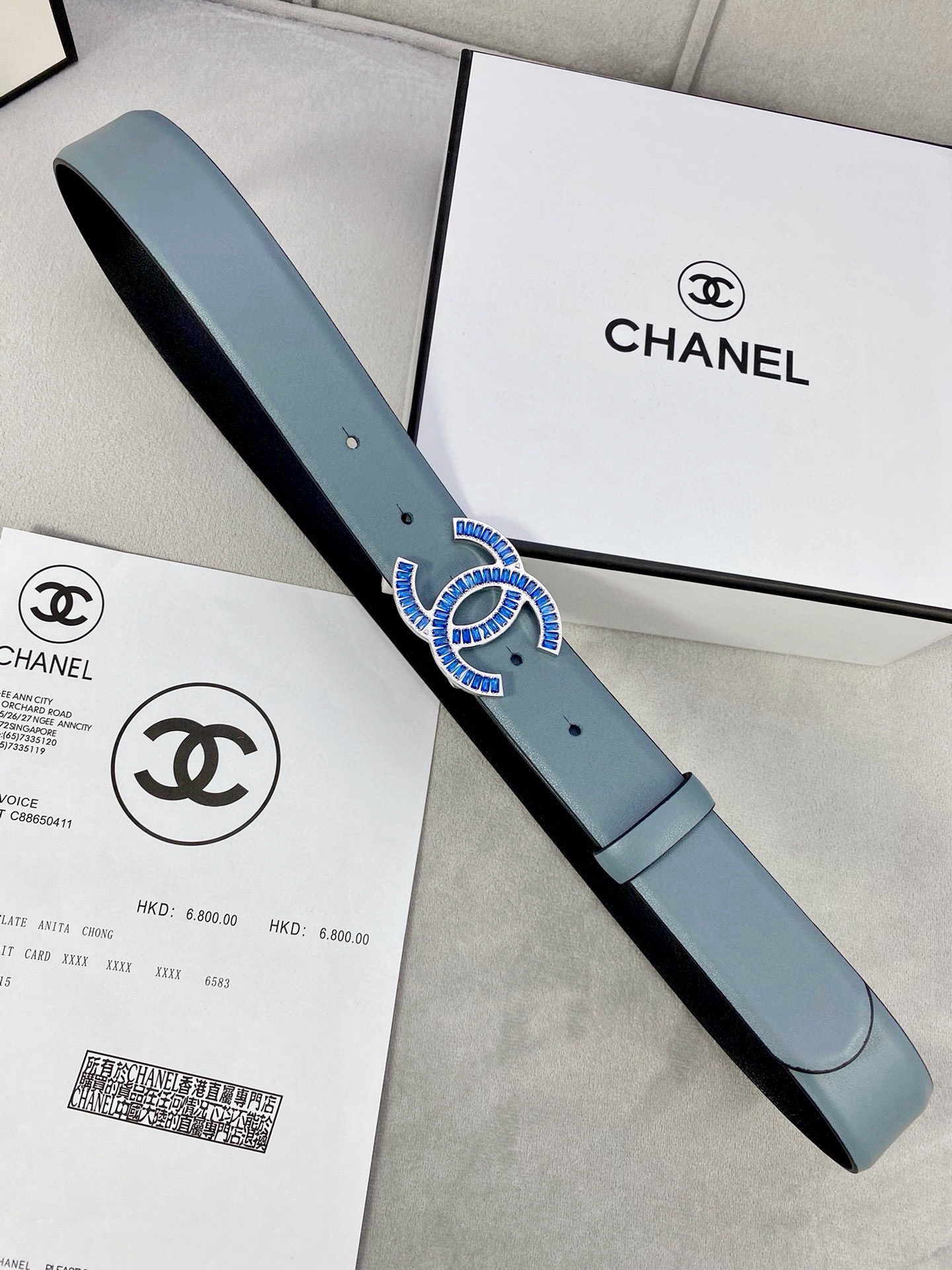シャネル「Chanel」プレミアム トゴレザーベルト / ハイエンドウエストベルト