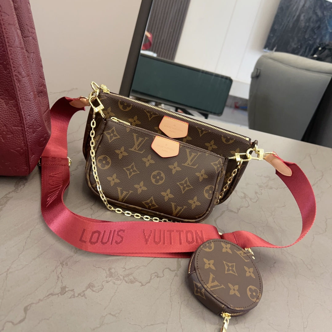 ルイ・ヴィトン「Louis Vuitton」ルイ・ヴィトン マルチポシェット アクセサリーズ 3点セット / ショルダーバッグ