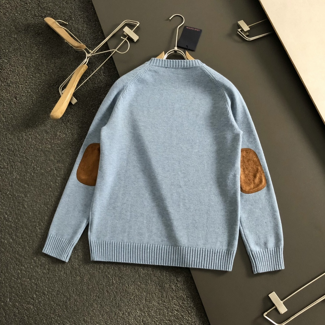 ルイ・ヴィトン「Louis Vuitton」ルイ・ヴィトン モノグラム・マクロ ウール ハーフジッププルオーバー / ニットトップス