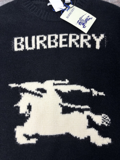 バーバリー「Burberry」バーバリー ジャカードニット プルオーバー / クルーネックセーター