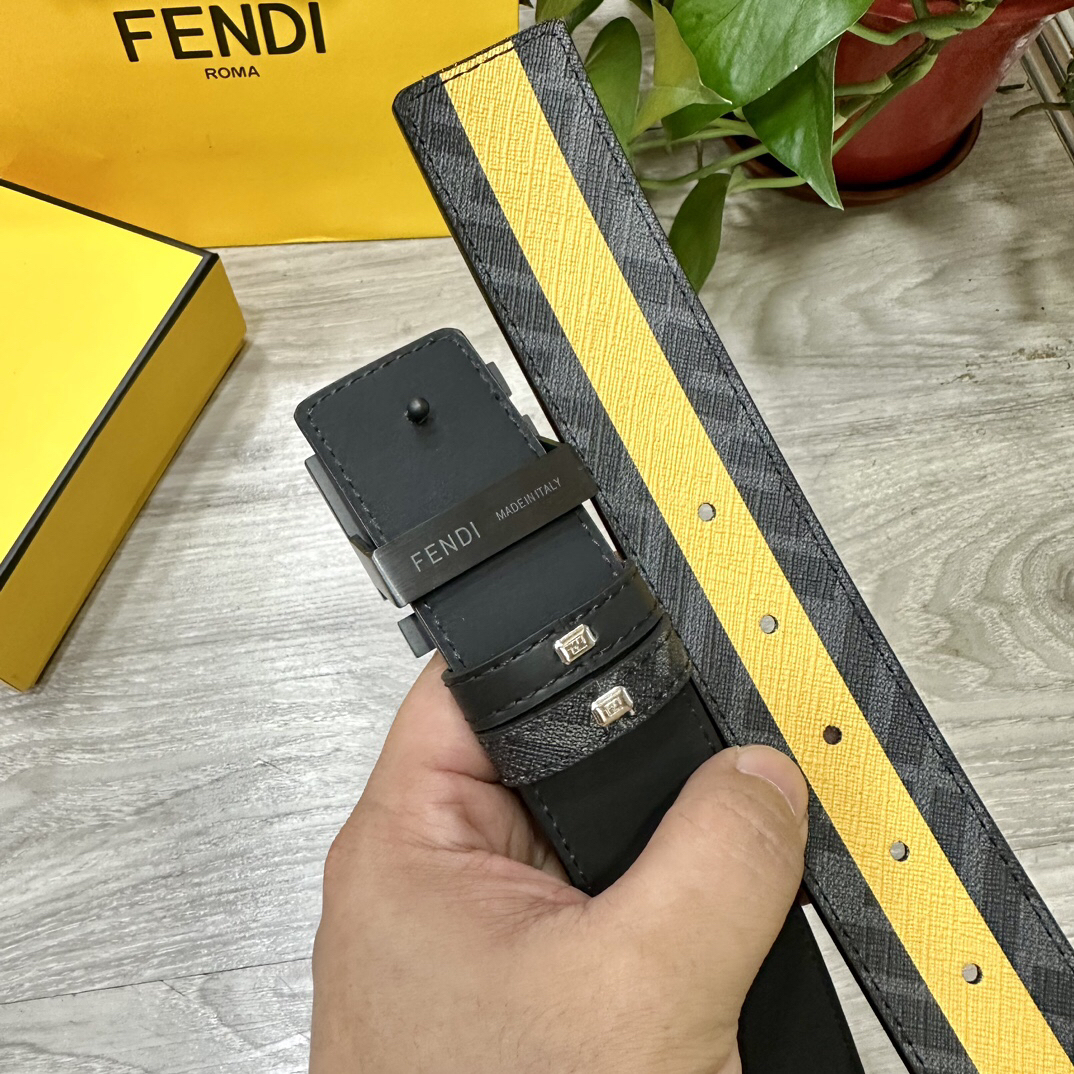 フェンディ「Fendi」FFベルト - リバーシブル フックベルト