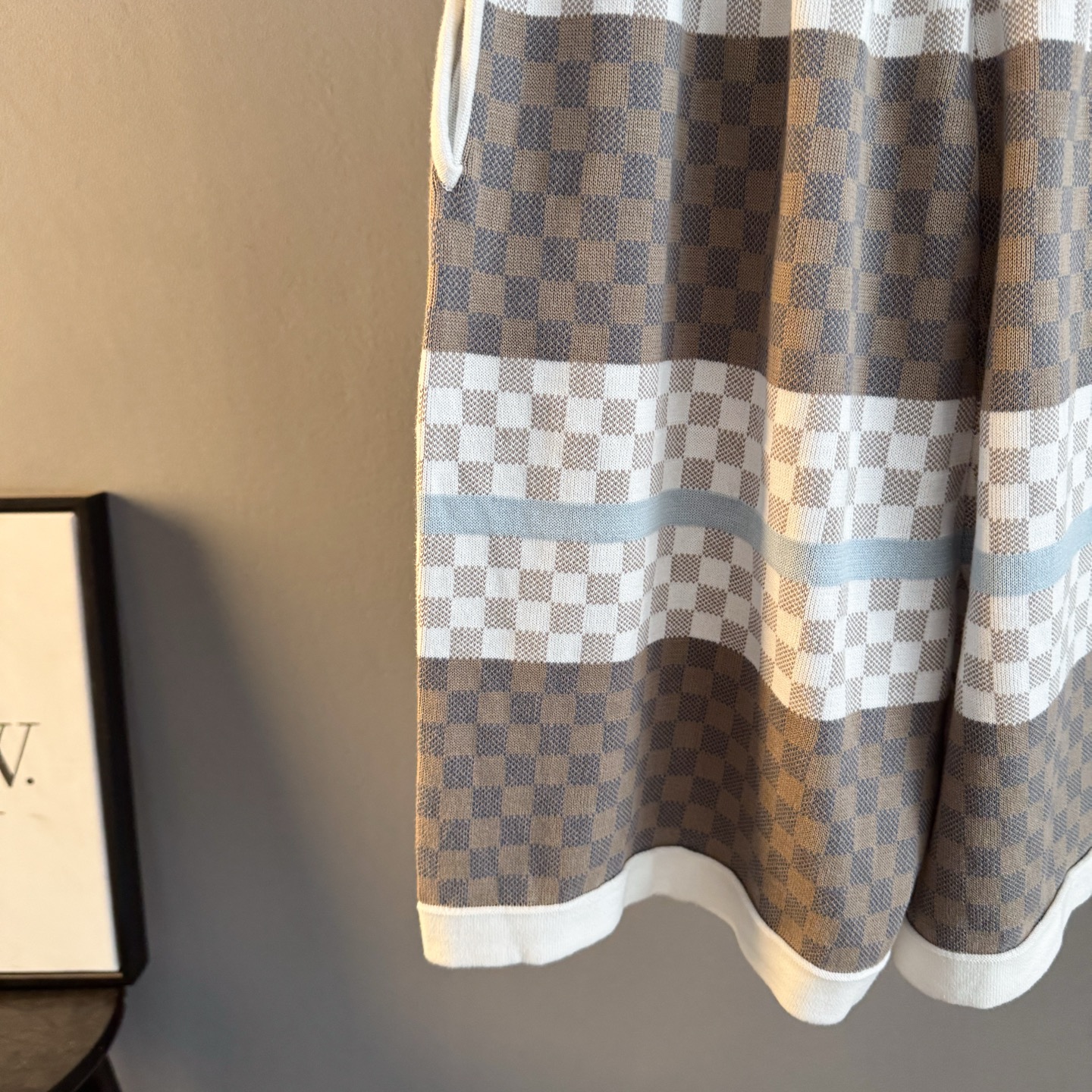 ルイ・ヴィトン「Louis Vuitton」ルイ・ヴィトン フローラル ダミエ ジャカード ニットシャツ / ショートスリーブシャツ