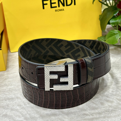 フェンディ「Fendi」FF ベルト - リバーシブル フックベルト