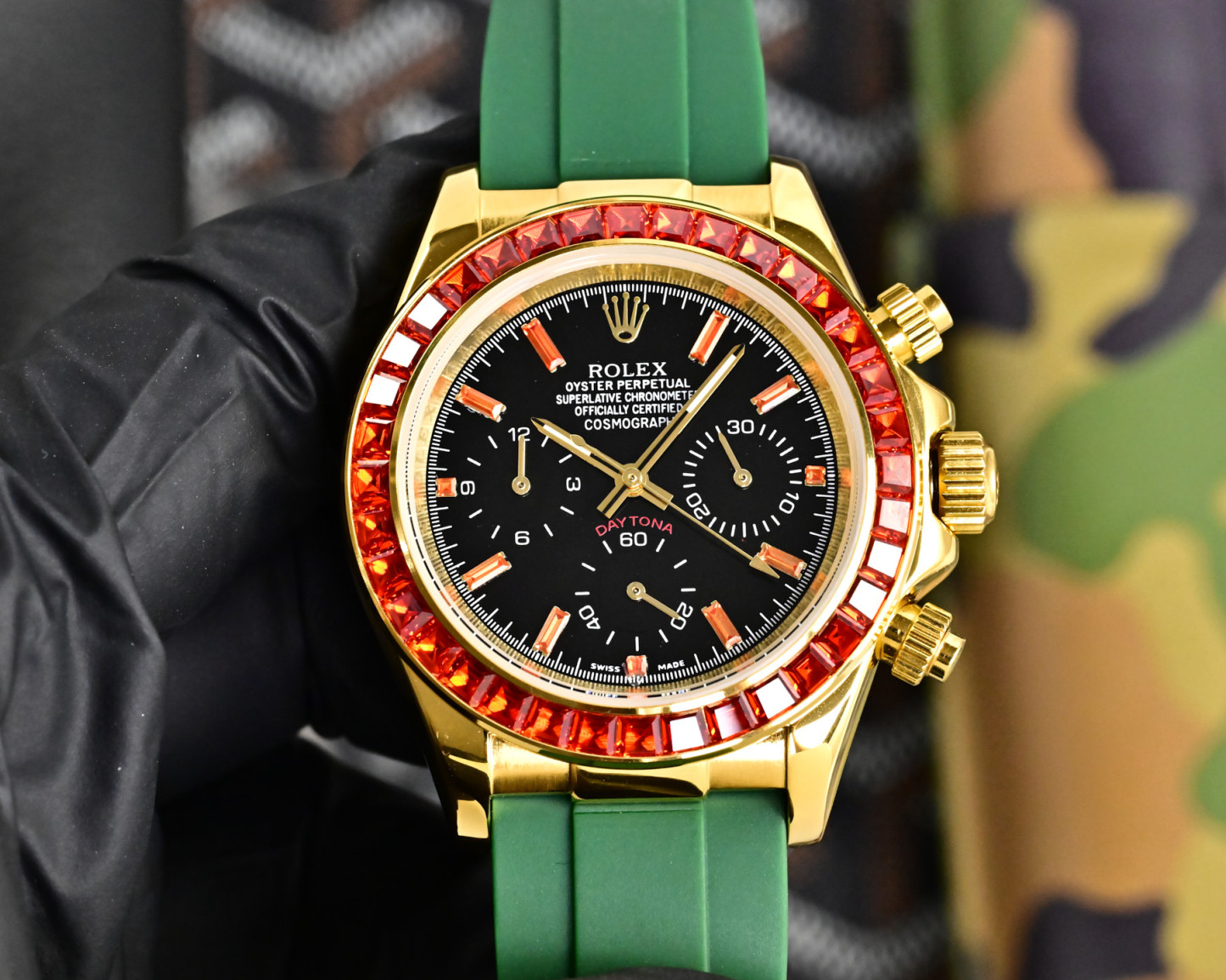 ROLEX  デイトナ スタイル クロノグラフ “サクラピンク” / カスタムウォッチ