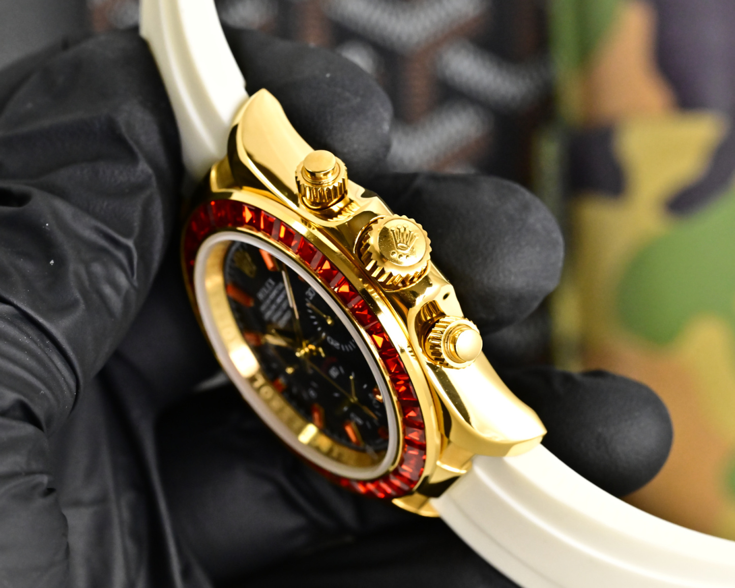 ROLEX  デイトナ スタイル クロノグラフ “サクラピンク” / カスタムウォッチ