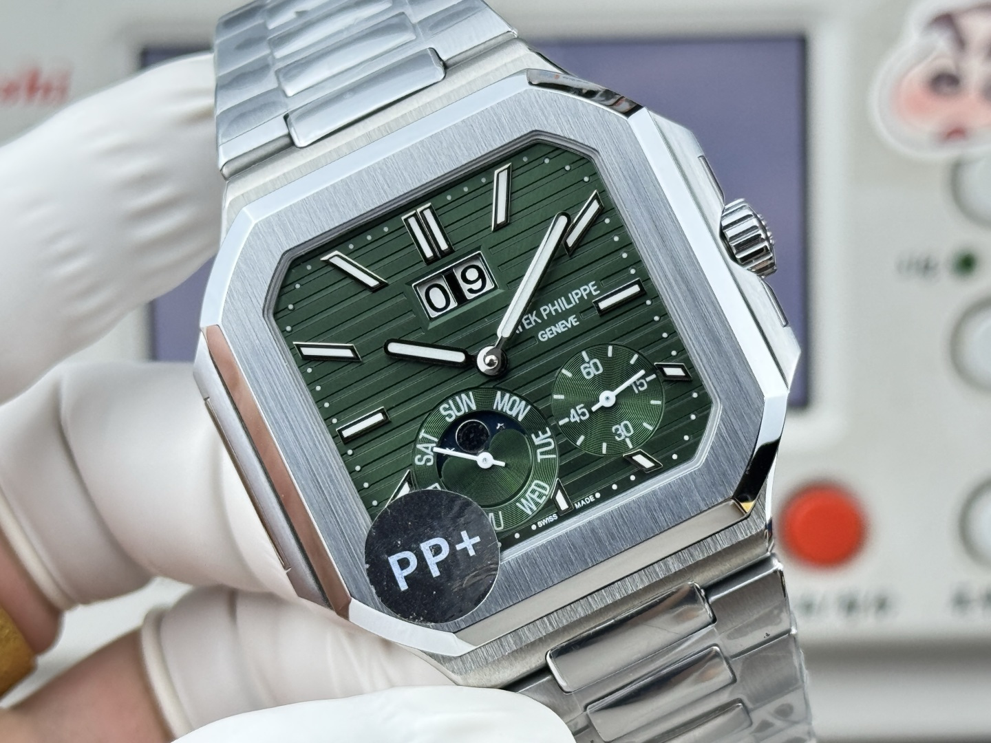 Patek Philippe パテック・フィリップ キュビトゥス スタイル グランドデイト・ムーンフェイズ / カスタムウォッチ