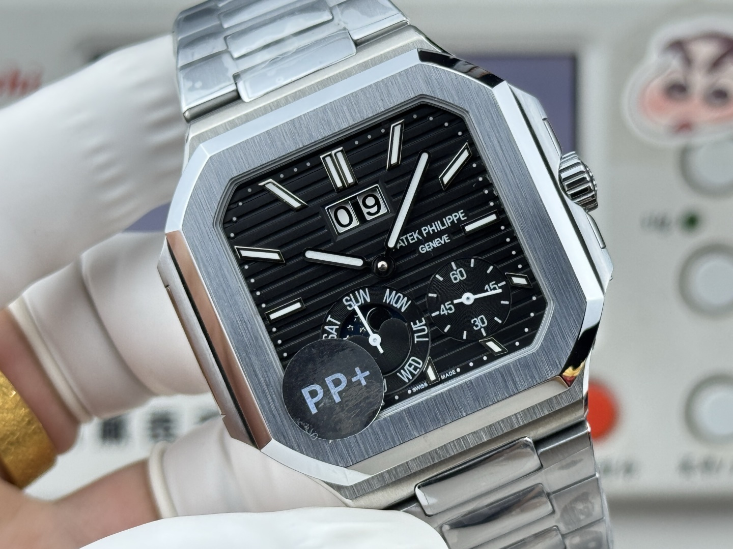 Patek Philippe パテック・フィリップ キュビトゥス スタイル グランドデイト・ムーンフェイズ / カスタムウォッチ