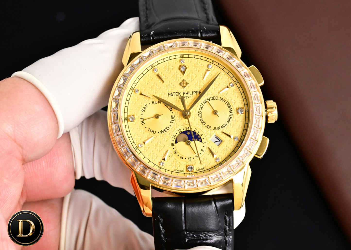 Patek Philippe パテック・フィリップ キュビトゥス スタイル グランドデイト・ムーンフェイズ / カスタムウォッチ