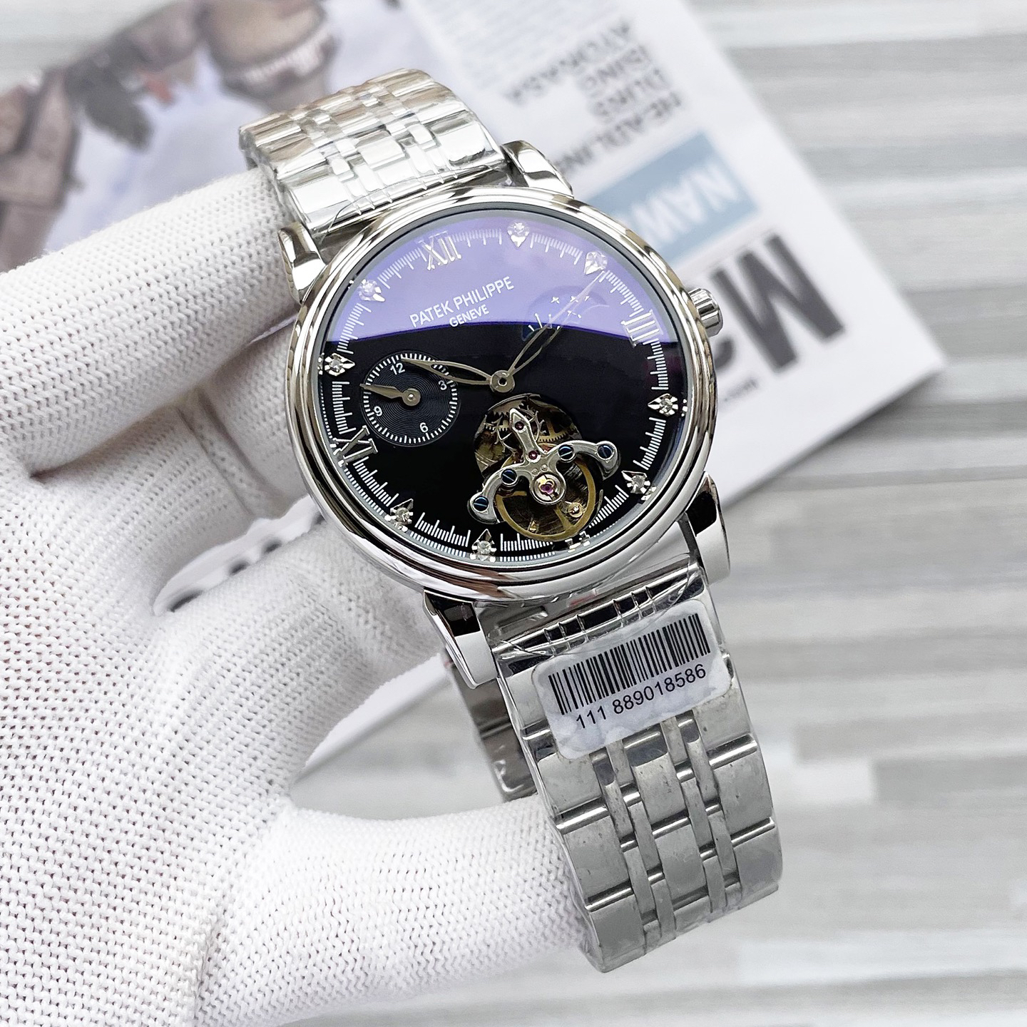 Patek Philippe パテック・フィリップ スタイル 2針 メンズ オートマティック腕時計 / ビジネスカジュアル