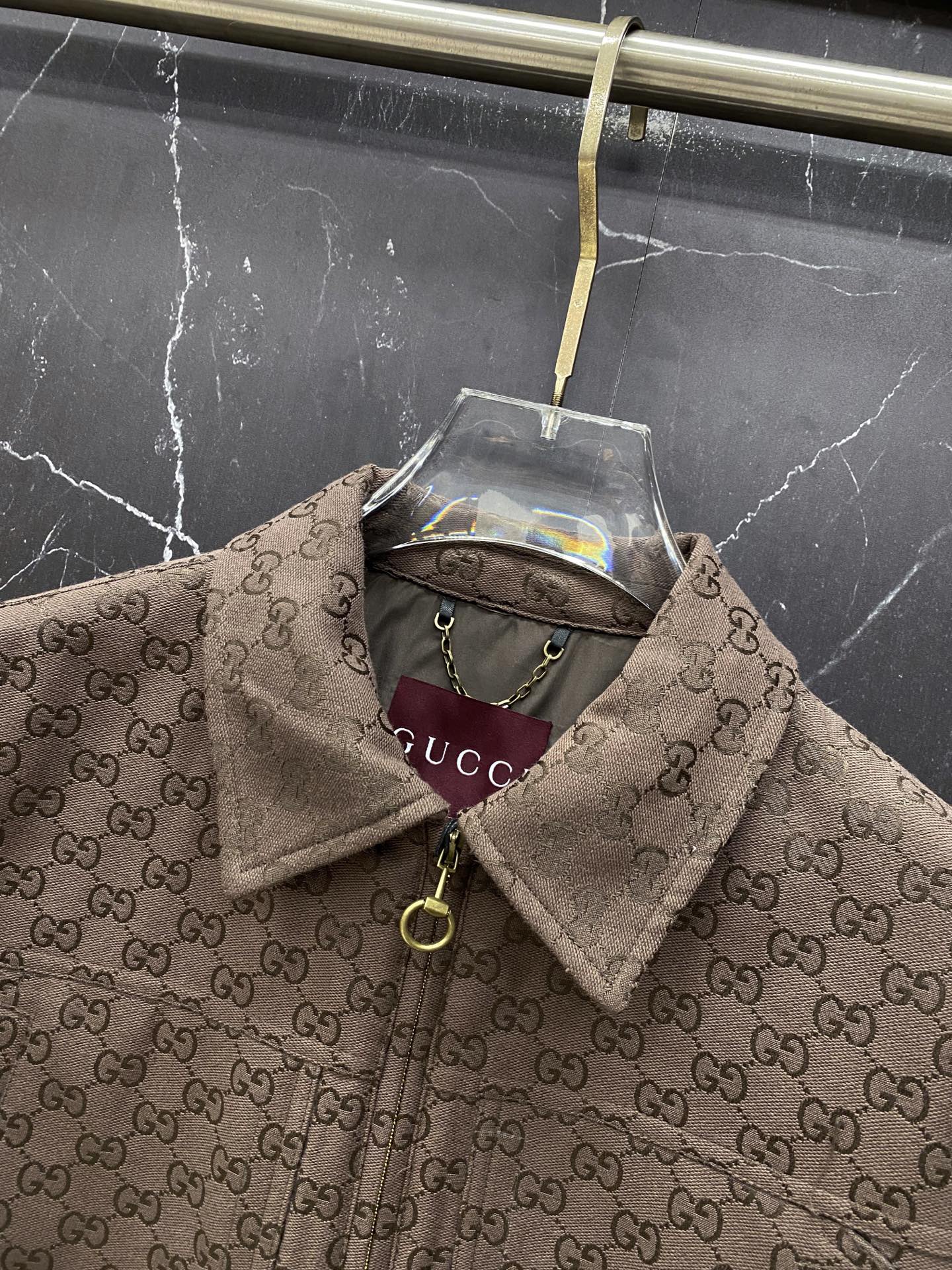 グッチ「Gucci」グッチ GGジャカード フリップカラー ワークジャケット / メンズ アウター