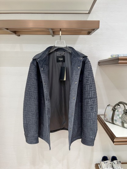 フェンディ「Fendi」フェンディ FFズッカ ジャカード ブルゾン / メンズ アウター