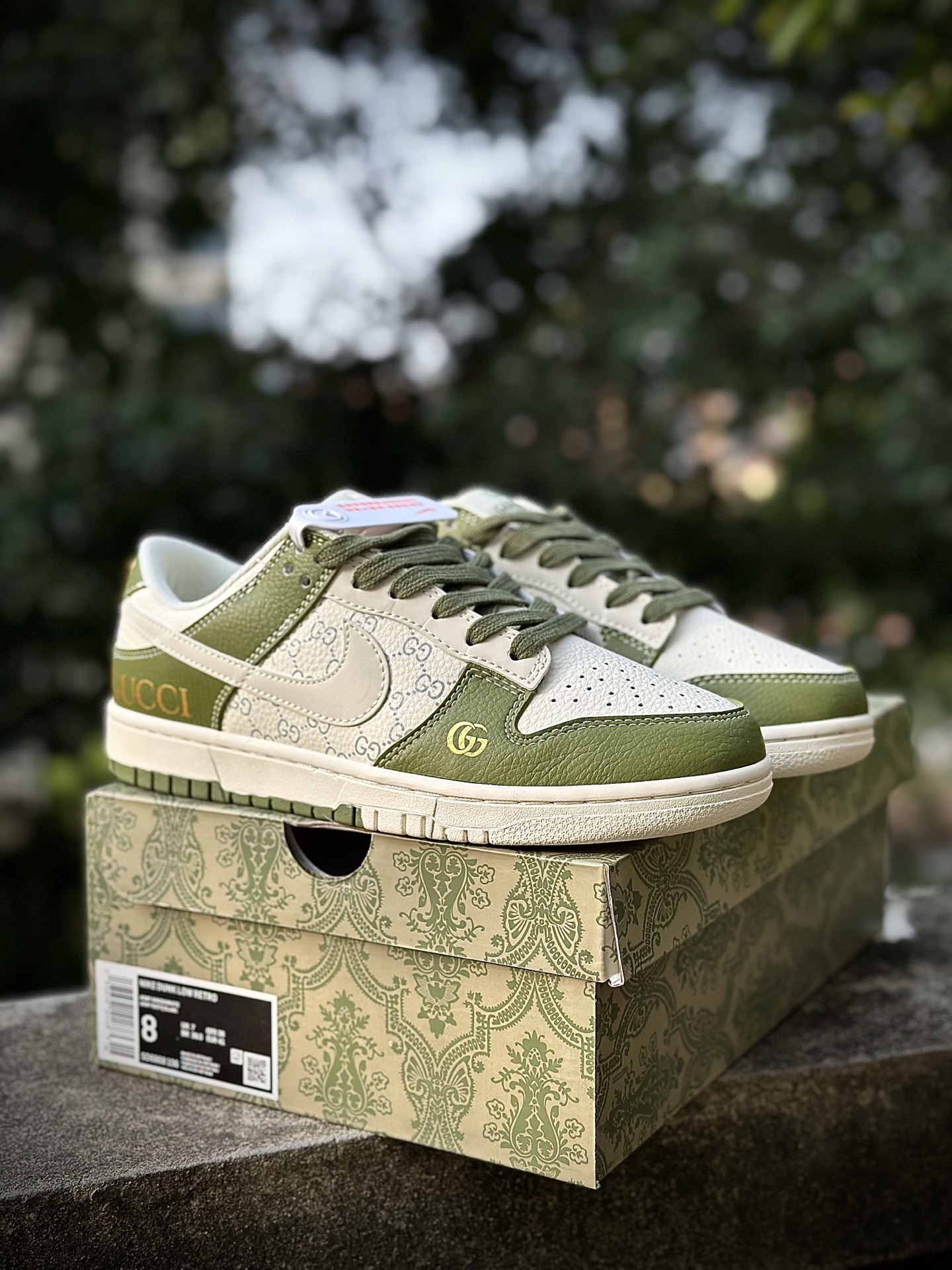「コラボモデル」Gucci x Nike   SB Dunk Low アニバーサリー デザイナーズスニーカー