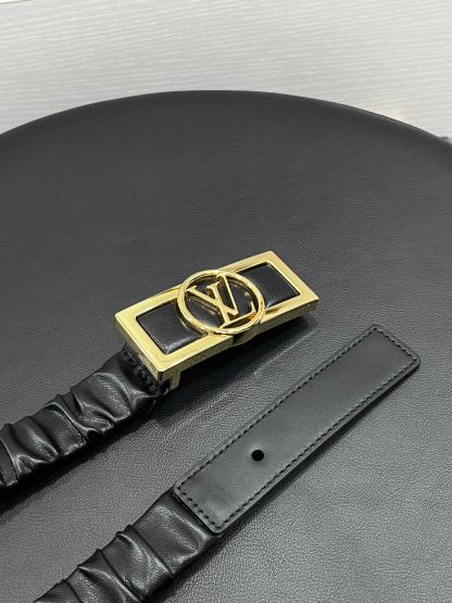 ルイ・ヴィトン「Louis Vuitton」ベルト･ドーフィーヌ スモーク 25MM