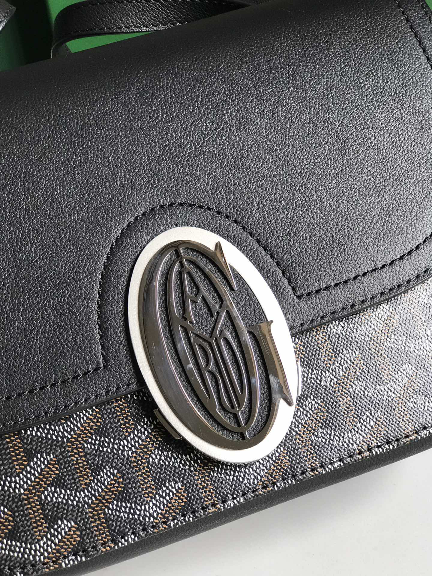 ゴヤール「Goyard」ゴヤルディーヌ帆布＆レザー トートバッグ