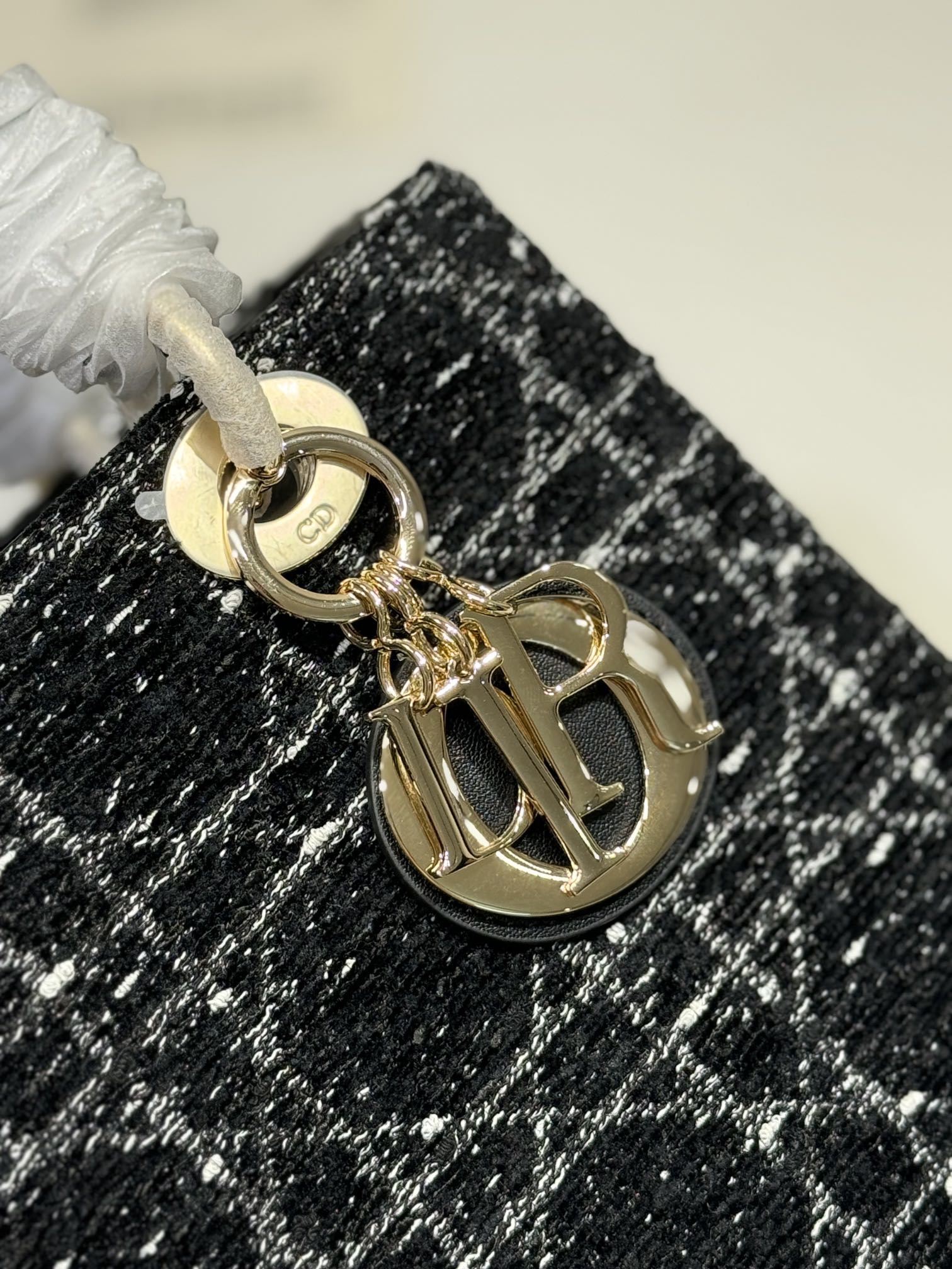 ディオール「Dior」オブlique ナイロンレザーバッグ