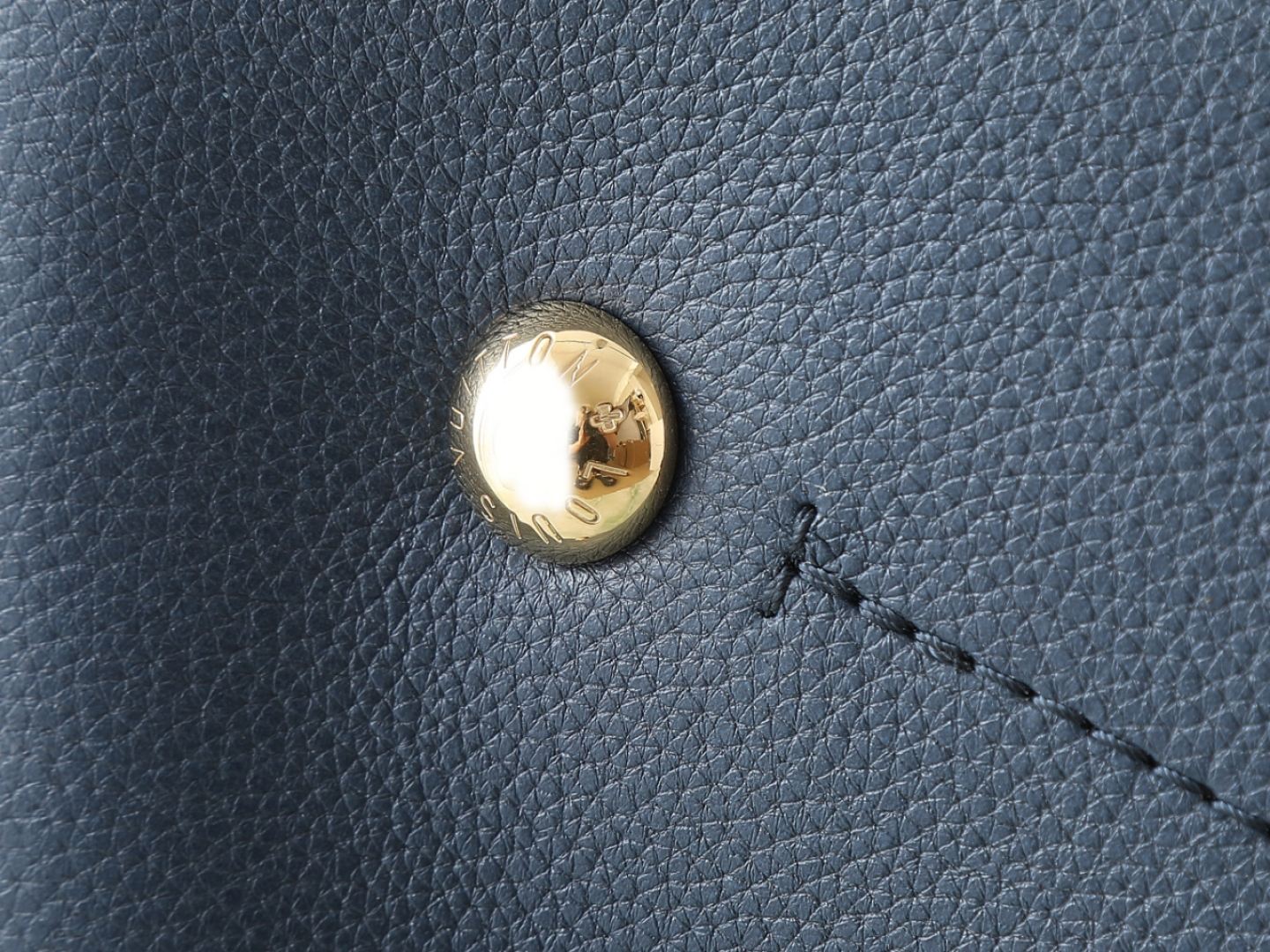 ルイ・ヴィトン「Louis Vuitton」CARMEL ハンドバッグ ネイビー