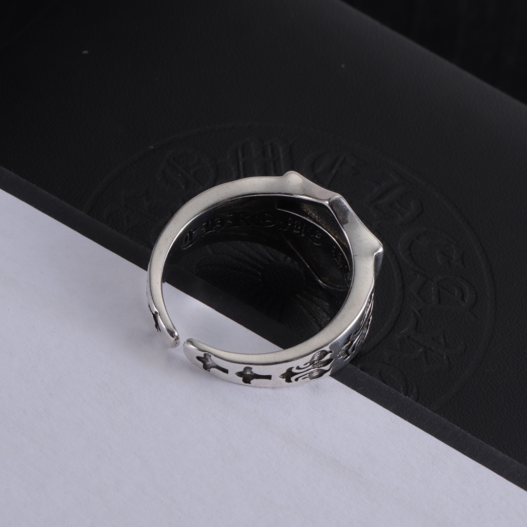 クロムハーツ「Chrome Hearts」クラシックヴィンテージ＆モダンリング - フリーサイズ