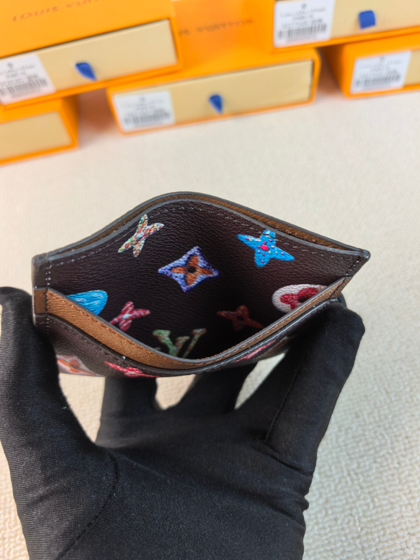 ルイ・ヴィトン「Louis Vuitton」ルイ・ヴィトン ダブル カードホルダー Monogram Donuts M28284 / 卡夹