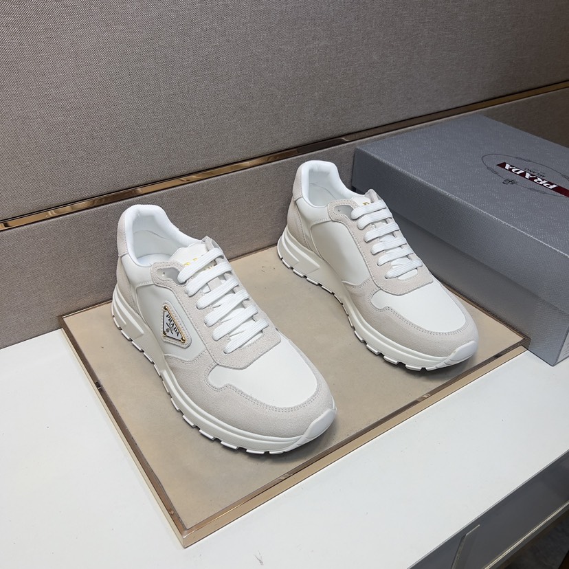 プラダ「Prada」プラダ プレミアムスニーカー (2026年春夏モデル) / レザースニーカー