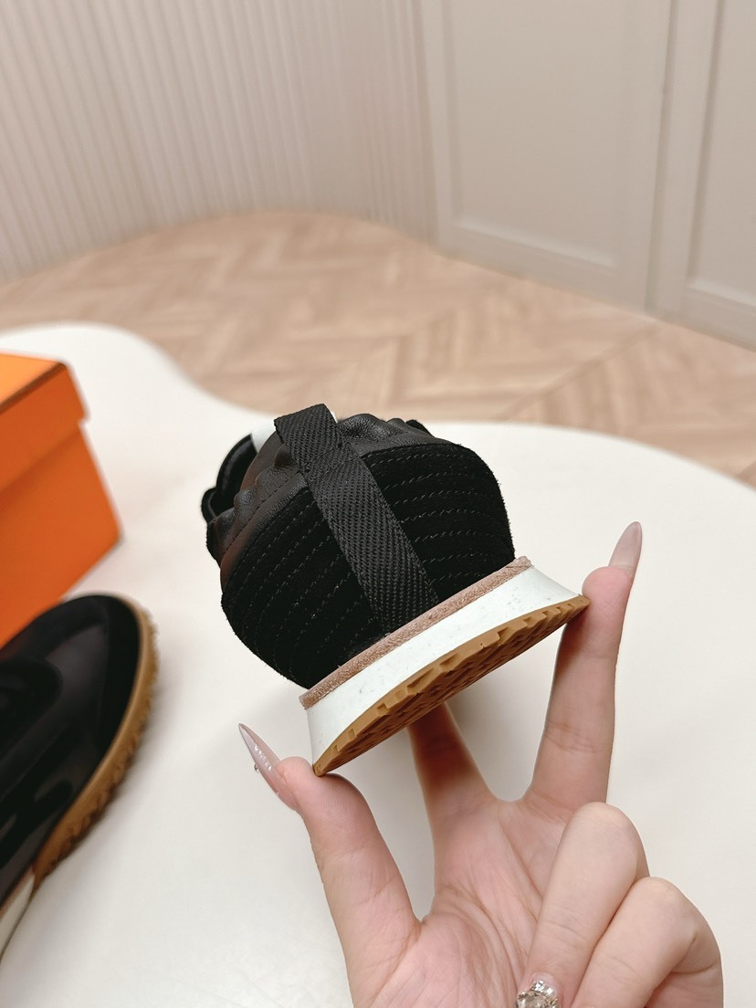 エルメス「Hermès」エルメス ガニーシューズ / レザースニーカー