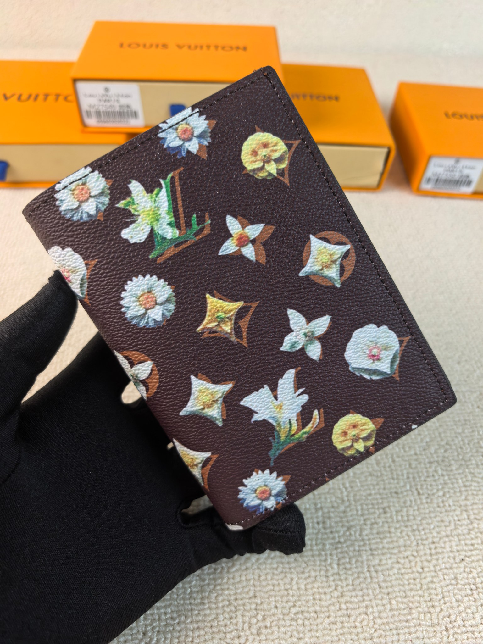 ルイ・ヴィトン「Louis Vuitton」ルイ・ヴィトン パスポートカバー Monogram フローラル / パスポートケース
