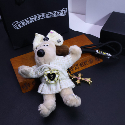 クロムハーツ「Chrome Hearts」バッグチャーム - すべてのトレンドバッグに合わせて、クールでキュートなスタイルを