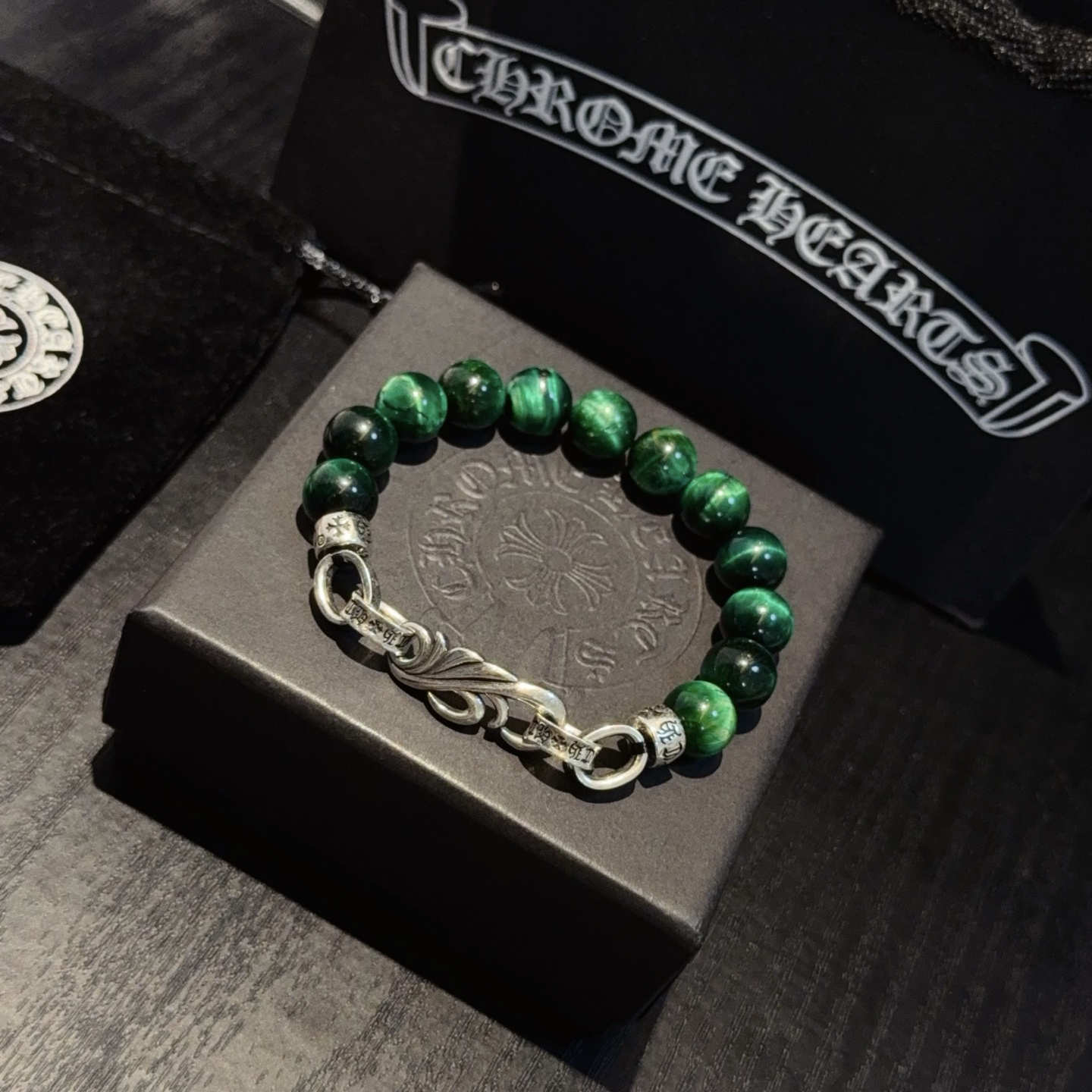 クロムハーツ「Chrome Hearts」ブレスレット - ヴィンテージ＆ロックテイスト ペア用