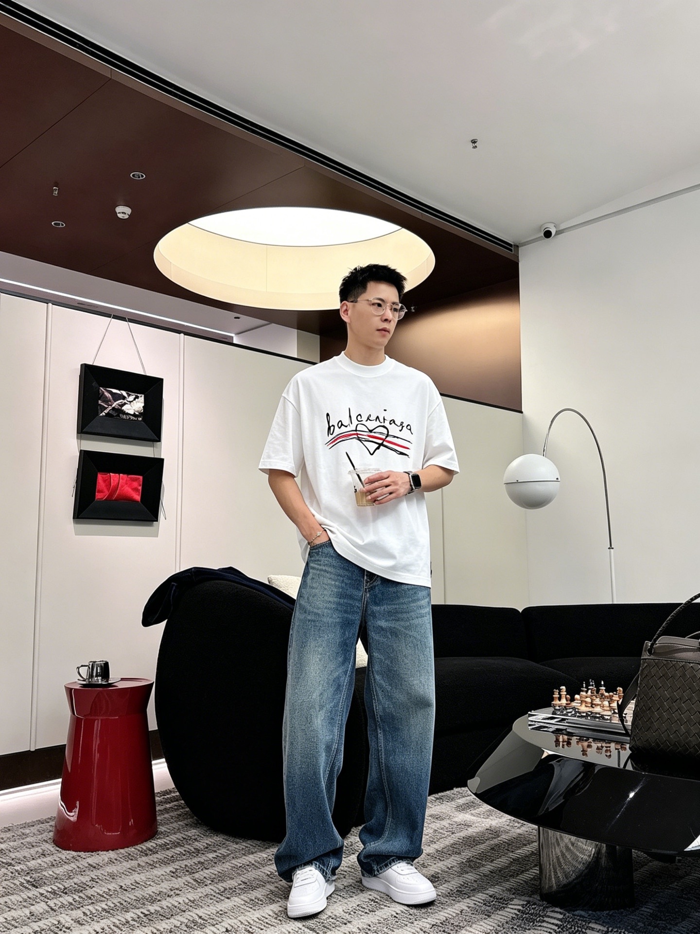 バレンシアガ「Balenciaga」ロゴプリントTシャツ / ショートスリーブ クルーネック