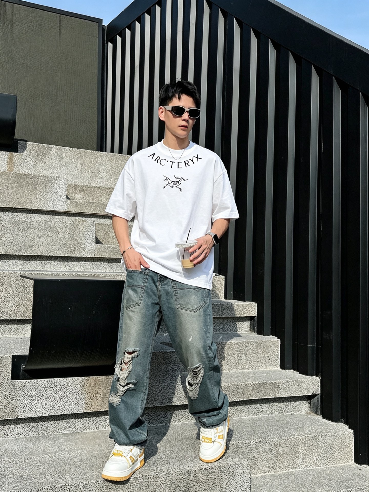 アークテリクス「ARC'TERYX」ロゴプリントTシャツ / ショートスリーブ クルーネック