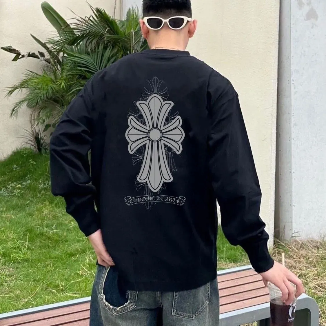 クロムハーツ「Chrome Hearts」ラウンドネックスウェットシャツ