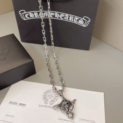 クロムハーツ「Chrome Hearts」シンプルペンダントネックレス - ユニセックス