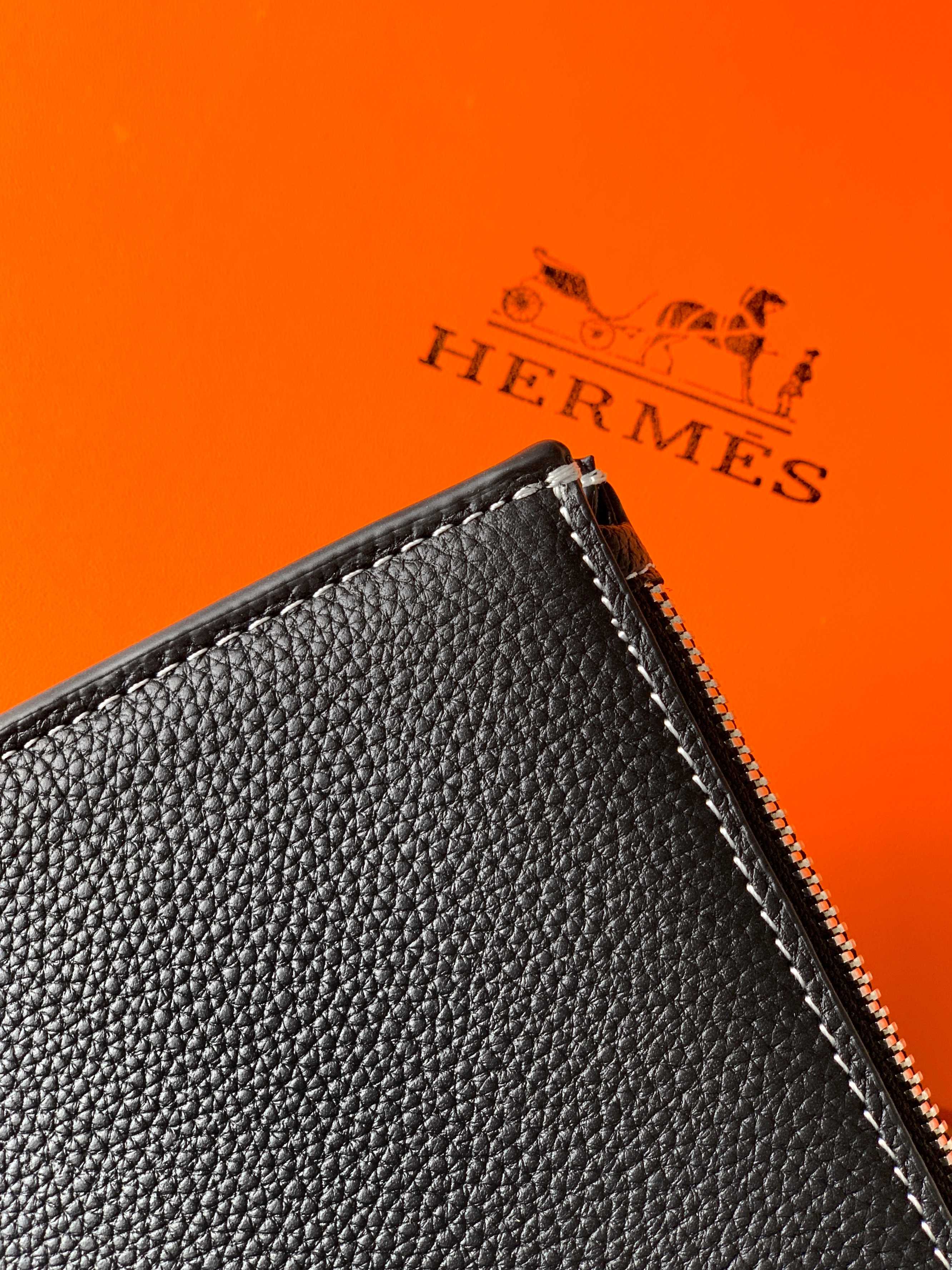 エルメス「Hermès」エルメス レザーハンドバッグ / クラッチバッグ 