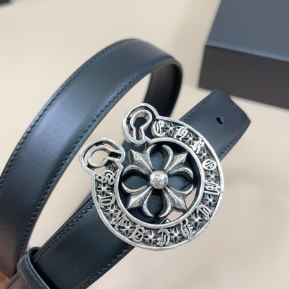 クロムハーツ「Chrome Hearts」ミニ ロゴ デタッチャブルベルト