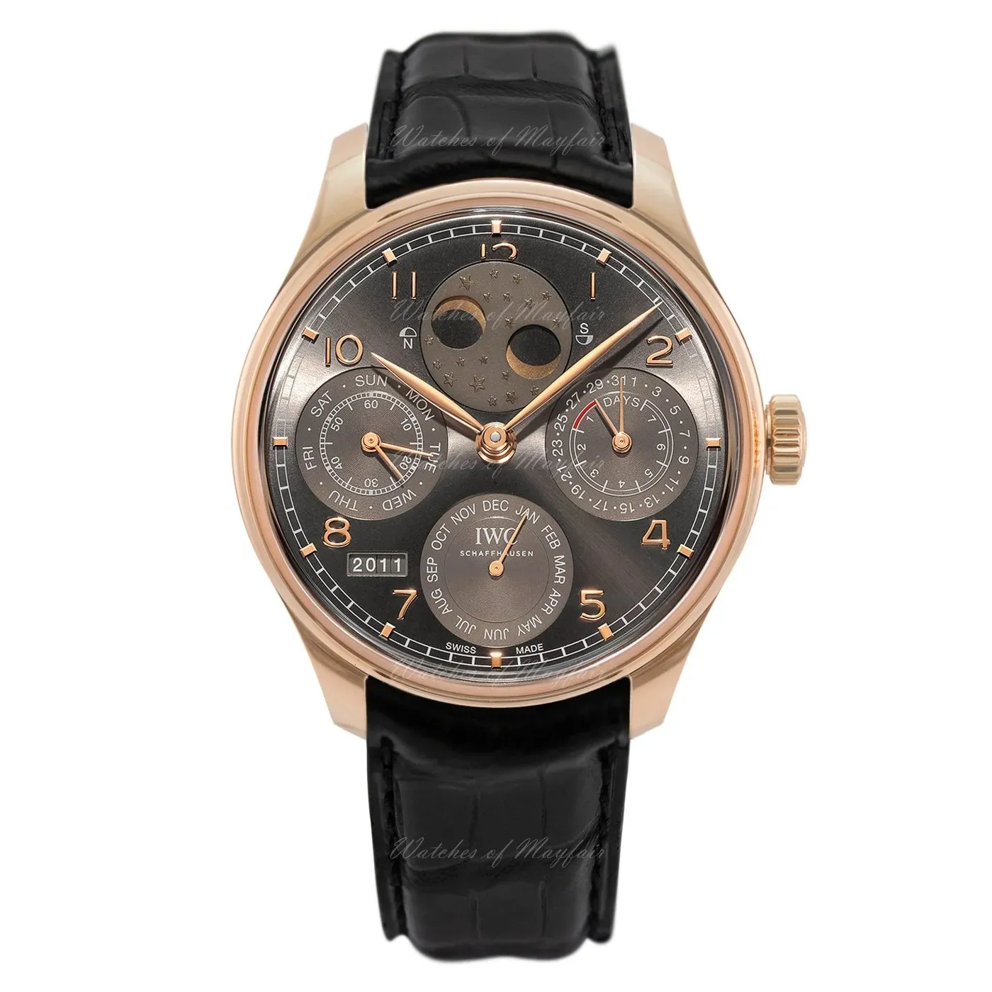 アイ・ダブリュー・シー「IWC」ポルトギーゼ パーペチュアルカレンダー 腕時計 41mm