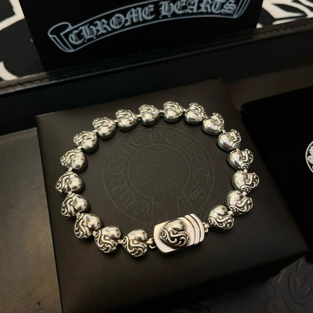 クロムハーツ「Chrome Hearts」ブレスレット - ヴィンテージ＆ロックテイスト ペア用
