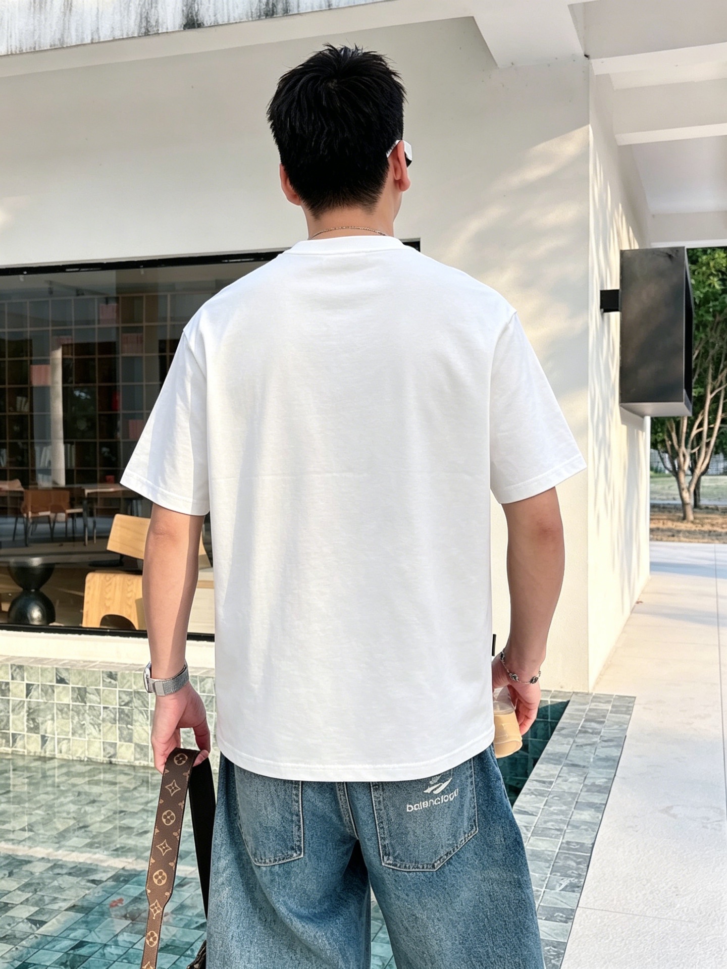 バーバリー「Burberry」ロゴプリントTシャツ / ショートスリーブ クルーネック