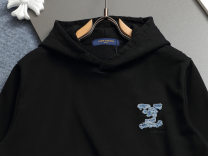 ルイ・ヴィトン「Louis Vuitton」フード付きコットンパーカー(ユニセックス)