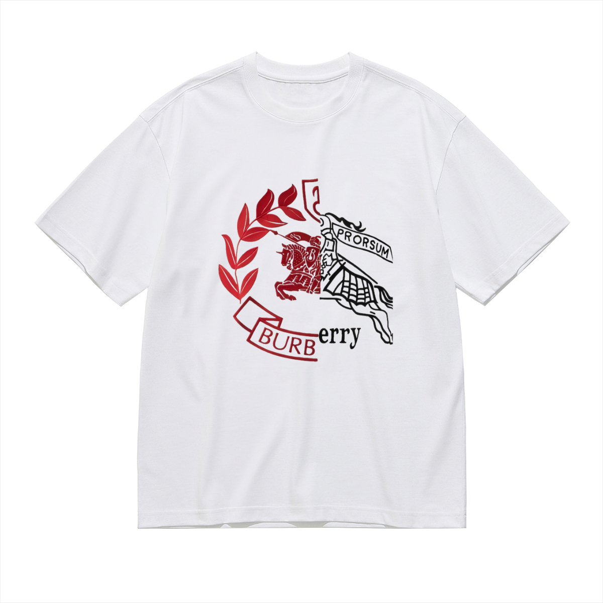 Burberry Logoエルメス コットンTシャツ / ショートスリーブ クルーネック
