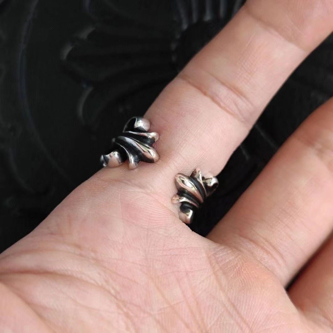 クロムハーツ「Chrome Hearts」クラシックヴィンテージ＆モダンリング - サイズ調整可能